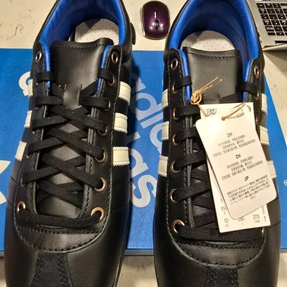 adidas Originals Samba 62 IH8603 Core Black Cloud White Blue Bird Men Shoes 10 - Picture 10 of 13